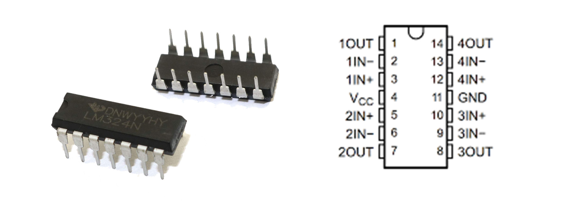LM324N Pinout